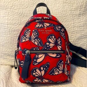 New Kate Spade Chelsea butterfly backpack